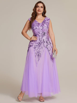 Strapless V-Neck A-Line Floor Length Embroidered Evening Dresses