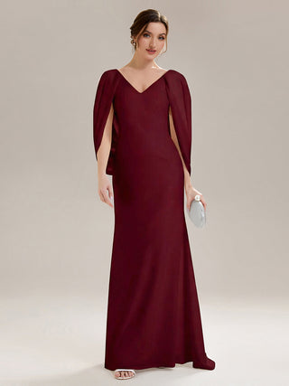 Strapless Deep V-Neck High Stretch Fishtail Evening Dresses
