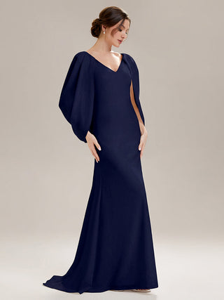 Strapless Deep V-Neck High Stretch Fishtail Evening Dresses