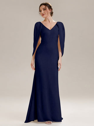 Strapless Deep V-Neck High Stretch Fishtail Evening Dresses