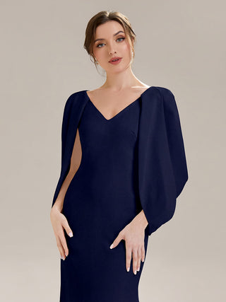 Strapless Deep V-Neck High Stretch Fishtail Evening Dresses