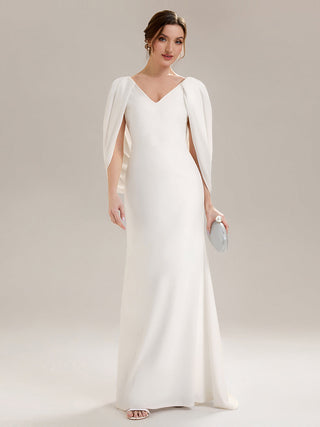 Strapless Deep V-Neck High Stretch Fishtail Evening Dresses