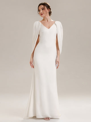 Strapless Deep V-Neck High Stretch Fishtail Evening Dresses