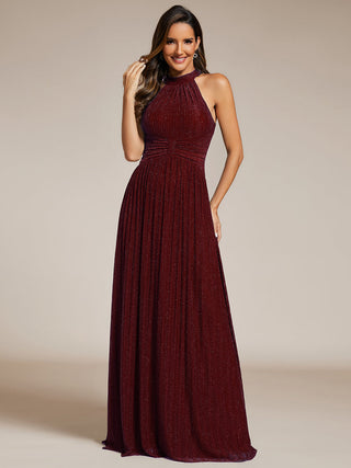 Strapless Halter Neck High Stretch A-Line Floor Length Evening Dresses