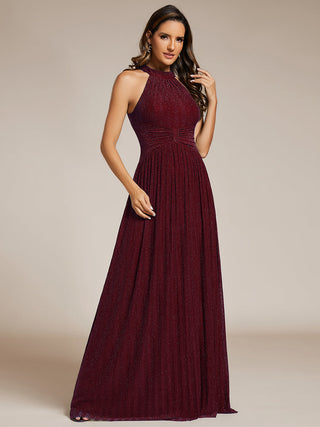 Strapless Halter Neck High Stretch A-Line Floor Length Evening Dresses