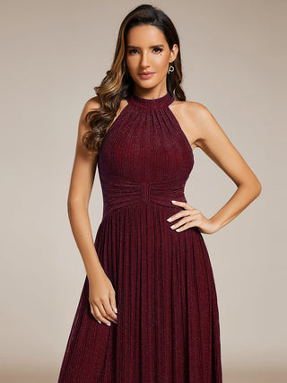 Strapless Halter Neck High Stretch A-Line Floor Length Evening Dresses