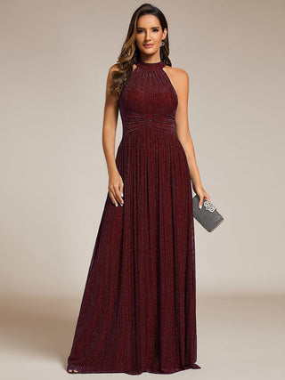 Strapless Halter Neck High Stretch A-Line Floor Length Evening Dresses