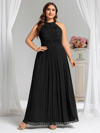 Strapless Halter Neck High Stretch A-Line Floor Length Evening Dresses