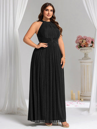 Strapless Halter Neck High Stretch A-Line Floor Length Evening Dresses