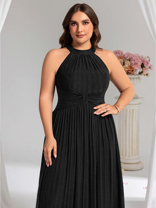 Strapless Halter Neck High Stretch A-Line Floor Length Evening Dresses