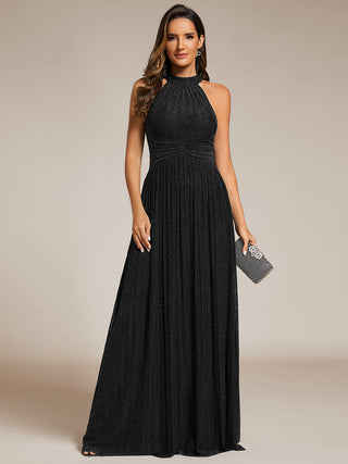 Strapless Halter Neck High Stretch A-Line Floor Length Evening Dresses