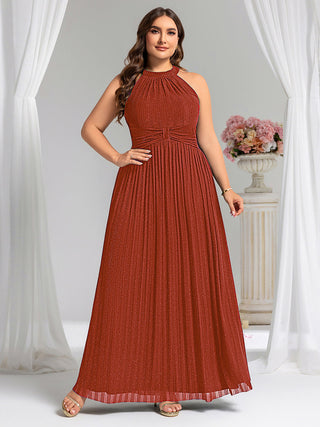 Strapless Halter Neck High Stretch A-Line Floor Length Evening Dresses