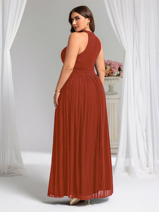 Strapless Halter Neck High Stretch A-Line Floor Length Evening Dresses