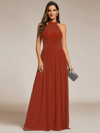 Strapless Halter Neck High Stretch A-Line Floor Length Evening Dresses