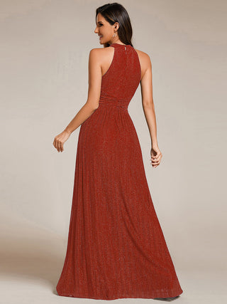 Strapless Halter Neck High Stretch A-Line Floor Length Evening Dresses