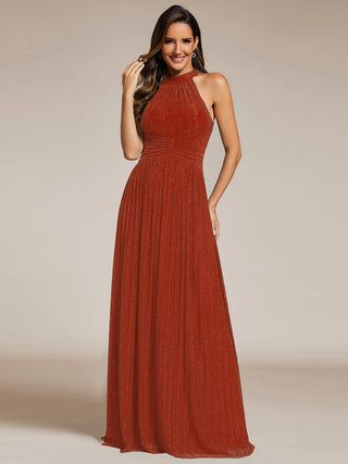 Strapless Halter Neck High Stretch A-Line Floor Length Evening Dresses