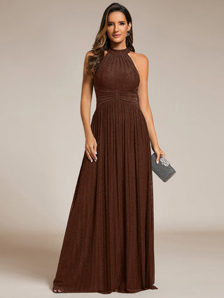 Strapless Halter Neck High Stretch A-Line Floor Length Evening Dresses