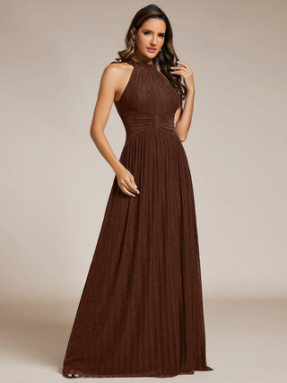 Strapless Halter Neck High Stretch A-Line Floor Length Evening Dresses