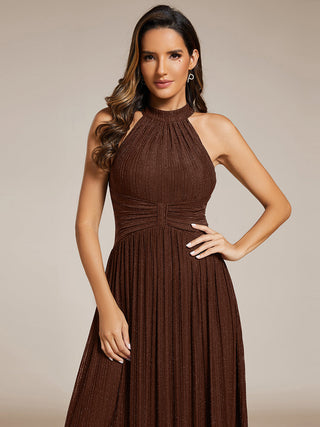 Strapless Halter Neck High Stretch A-Line Floor Length Evening Dresses