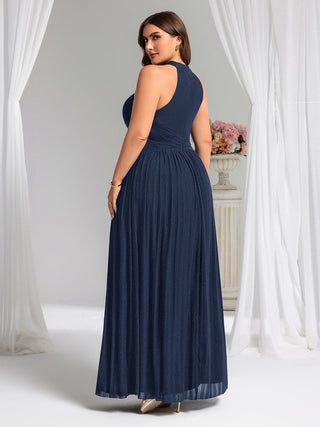 Strapless Halter Neck High Stretch A-Line Floor Length Evening Dresses