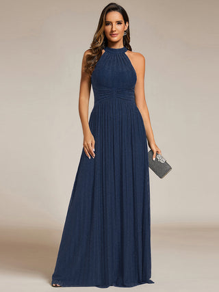 Strapless Halter Neck High Stretch A-Line Floor Length Evening Dresses