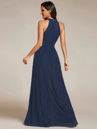 Strapless Halter Neck High Stretch A-Line Floor Length Evening Dresses