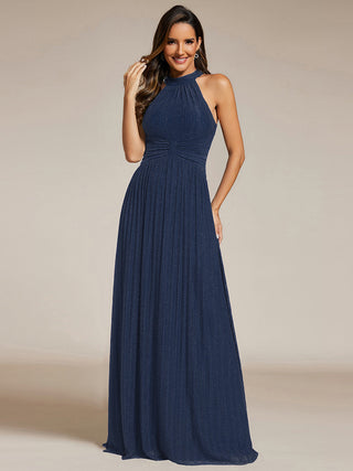 Strapless Halter Neck High Stretch A-Line Floor Length Evening Dresses