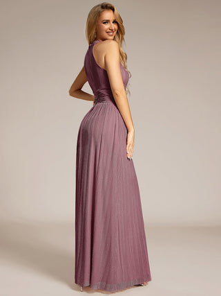 Strapless Halter Neck High Stretch A-Line Floor Length Evening Dresses