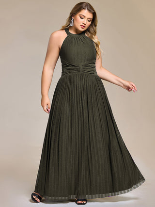 Strapless Halter Neck High Stretch A-Line Floor Length Evening Dresses