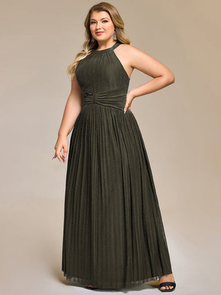 Strapless Halter Neck High Stretch A-Line Floor Length Evening Dresses