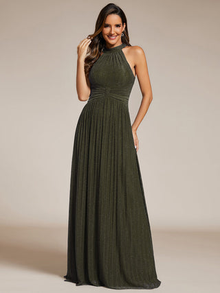 Strapless Halter Neck High Stretch A-Line Floor Length Evening Dresses