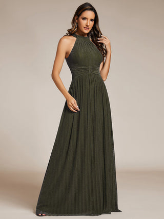 Strapless Halter Neck High Stretch A-Line Floor Length Evening Dresses