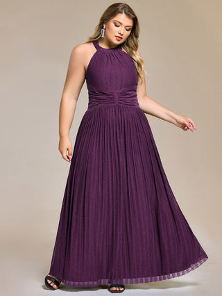 Strapless Halter Neck High Stretch A-Line Floor Length Evening Dresses
