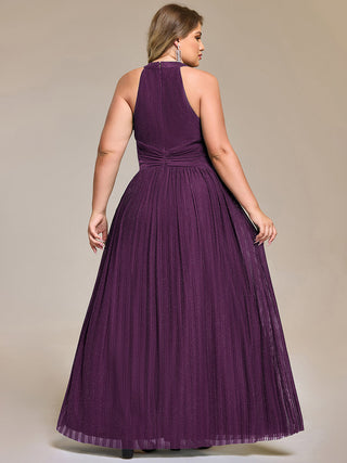 Strapless Halter Neck High Stretch A-Line Floor Length Evening Dresses