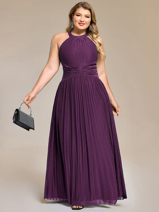 Strapless Halter Neck High Stretch A-Line Floor Length Evening Dresses