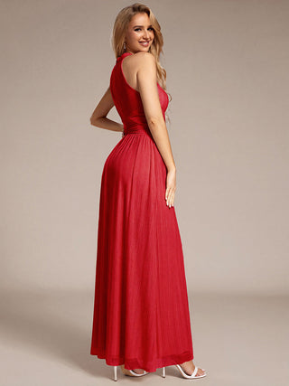 Strapless Halter Neck High Stretch A-Line Floor Length Evening Dresses