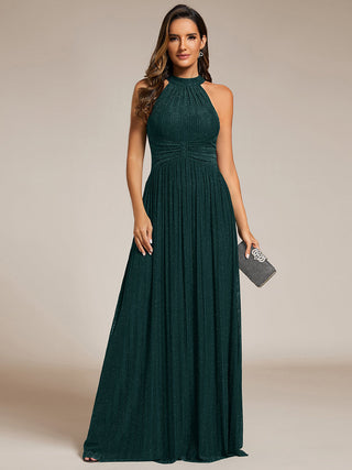 Strapless Halter Neck High Stretch A-Line Floor Length Evening Dresses