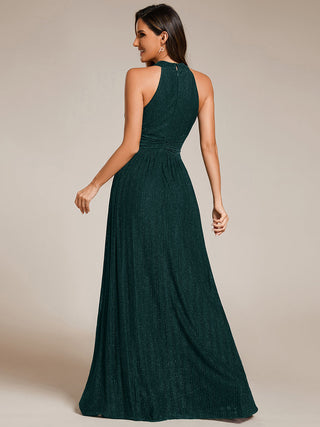 Strapless Halter Neck High Stretch A-Line Floor Length Evening Dresses