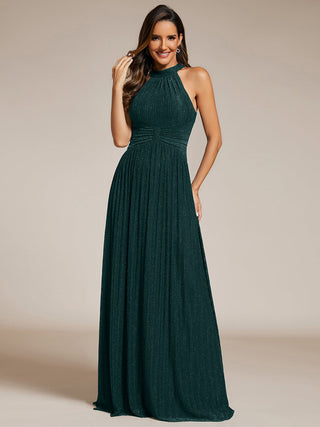 Strapless Halter Neck High Stretch A-Line Floor Length Evening Dresses