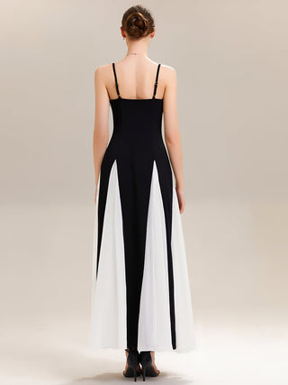 Strapless Adjustable Spaghetti Straps A-Line Floor Length Wedding Guest Dresses