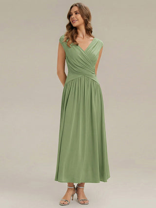 Strapless V-Neck High Stretch Polka Dot Sheath Maxi Wedding Guest Dresses