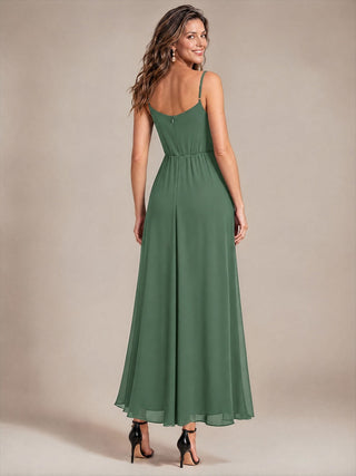 Chiffon V-Neck Wedding Guest Dresses