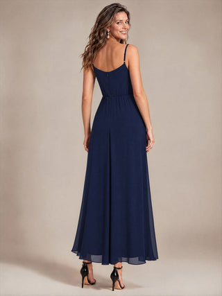 Chiffon V-Neck Wedding Guest Dresses