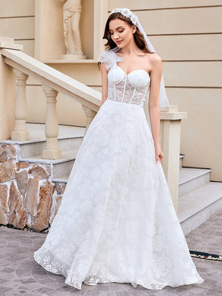 A Line Floor Length Dress