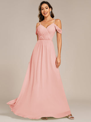 Short Sleeve V-Neck Appliques A-Line Floor Length Bridesmaid Dresses