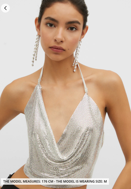 metallic mesh shirt dress Metal Mesh Gown Silver