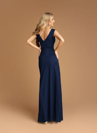 Isabella Elegant Occasion Dress in Navy