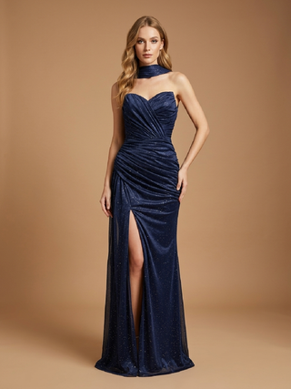 Lyra Evening Dress in Navy