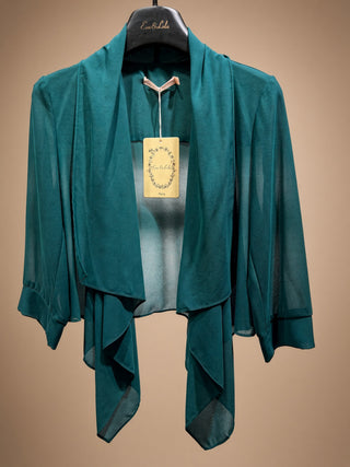 Short Jacket in Dark Green