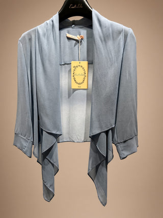 Short Jacket in Ice Blue